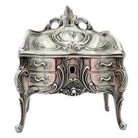 Cutie pentru bijuterii Giftdeco, metal, 9,7 x 10 x 6,7 cm Giftdeco 5902067229330 imagine 2