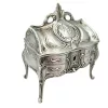 Cutie pentru bijuterii Giftdeco, metal, 9,7 x 10 x 6,7 cm Giftdeco 5902067229330 imagine 5