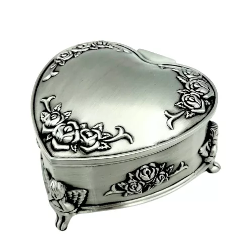 Cutie pentru bijuterii Giftdeco, metal, 8,7 x 8,4 x 5,1 cm Giftdeco 5902067229347 imagine 3