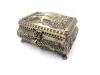 Cutie pentru bijuterii Giftdeco 21-20L, metal auriu, 16,8 x 12,2 x 9,2 cm, stil Ludovic Giftdeco 5902067229354 imagine 2