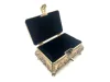 Cutie pentru bijuterii Giftdeco 21-20L, metal auriu, 16,8 x 12,2 x 9,2 cm, stil Ludovic Giftdeco 5902067229354 imagine 4