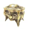 Cutie pentru bijuterii Giftdeco, metal, 10,8 x 7,7 x 9,2 cm, stil retro, vintage, clasic Giftdeco 5902067229378 imagine 2