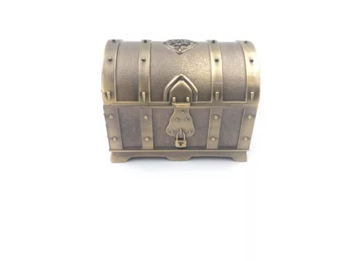 Cutie pentru bijuterii Giftdeco, metal, 7 x 5 x 5 cm, stil retro, vintage, clasic Giftdeco 5902067229439 imagine 4