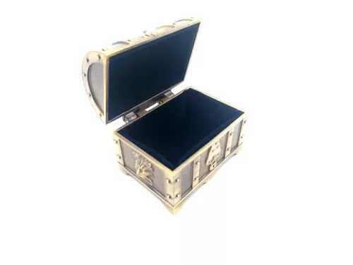 Cutie pentru bijuterii Giftdeco, metal, 7 x 5 x 5 cm, stil retro, vintage, clasic Giftdeco 5902067229439 imagine 5