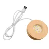 Lampă decorativă Giftdeco KKS Moon, glob din sticlă pe suport din lemn, LED USB, diametru 8 cm Giftdeco 5902067229712 imagine 7
