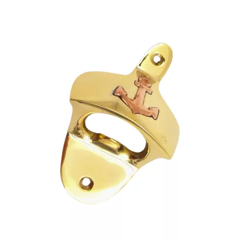 Desfăcător sticle Giftdeco, alamă, 3,5 x 2,5 cm, stil nautic Giftdeco 5902067229897 imagine 3