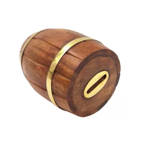 Obiect decorativ Giftdeco DNU-001, alamă și lemn, înălțime 13 cm Giftdeco 5906142320004 imagine 6