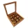 Obiect decorativ Giftdeco DNU-004, alamă, sticlă și lemn, 12,5 x 12,5 x 2,5cm, stil clasic Giftdeco 5906142320028 imagine 2