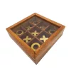 Obiect decorativ Giftdeco DNU-004, alamă, sticlă și lemn, 12,5 x 12,5 x 2,5cm, stil clasic Giftdeco 5906142320028 imagine 4