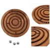Obiect decorativ Giftdeco DNU-005, metal și lemn, diametru 12,5 cm, stil clasic Giftdeco 5906142320035 imagine 2