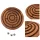 Obiect decorativ Giftdeco DNU-005, metal și lemn, diametru 12,5 cm, stil clasic Giftdeco 5906142320035 imagine 2