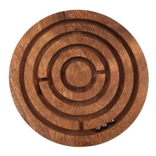 Obiect decorativ Giftdeco DNU-005, metal și lemn, diametru 12,5 cm, stil clasic Giftdeco 5906142320035 imagine 4