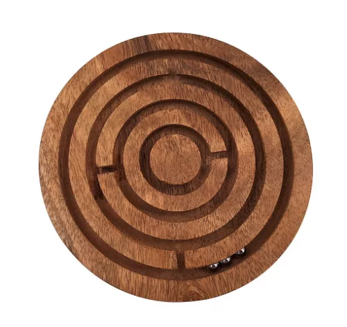 Obiect decorativ Giftdeco DNU-005, metal și lemn, diametru 12,5 cm, stil clasic Giftdeco 5906142320035 imagine 6