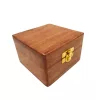 Obiect decorativ Giftdeco DNU-017, alamă, lemn și textil, 6 x 6 x 4 cm Giftdeco 5906142320110 imagine 4