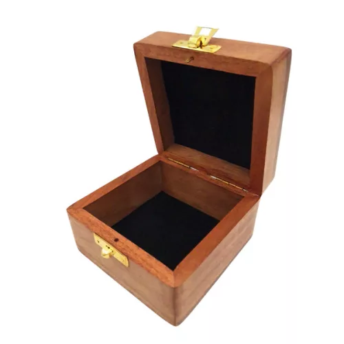 Obiect decorativ Giftdeco DNU-017, alamă, lemn și textil, 6 x 6 x 4 cm Giftdeco 5906142320110 imagine 5