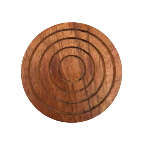 Set suporturi pahare Giftdeco DNU-019, alamă și lemn Giftdeco 5906142320127 imagine 6