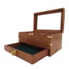 Cutie pentru bijuterii Giftdeco DNU-022, alamă, sticlă și lemn, 21,6 x 14,6 x 10,15 cm Giftdeco 5906142320158 imagine 3