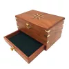 Cutie pentru bijuterii Giftdeco DNU-022, alamă, sticlă și lemn, 21,6 x 14,6 x 10,15 cm Giftdeco 5906142320158 imagine 5