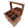 Cutie pentru bijuterii Giftdeco DNU-022, alamă, sticlă și lemn, 21,6 x 14,6 x 10,15 cm Giftdeco 5906142320158 imagine 7