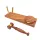 Ciocănel decorativ de birou Giftdeco DNU-023, alamă și lemn, 22,85 x 6,35 x 7,6 cm, stil retro, vintage, colonial Giftdeco 5906142320165 imagine 2
