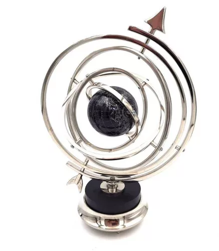 Astrolab decorativ Giftdeco NI9117, aluminiu, înălțime 44,5 cm, stil retro, modern, clasic Giftdeco 5906142320271 imagine 4