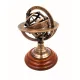 Astrolab decorativ Giftdeco NI351, prezentare completă pe suport din lemn