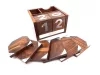 Calendar din lemn Giftdeco CAL-1894 pentru birou