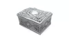 Cutie pentru bijuterii Giftdeco, metal, 6 x 5 x 3cm, stil modern, clasic Giftdeco 5906142320813 imagine 2