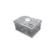 Cutie pentru bijuterii Giftdeco, metal, 6 x 5 x 3cm, stil modern, clasic Giftdeco 5906142320813 imagine 2
