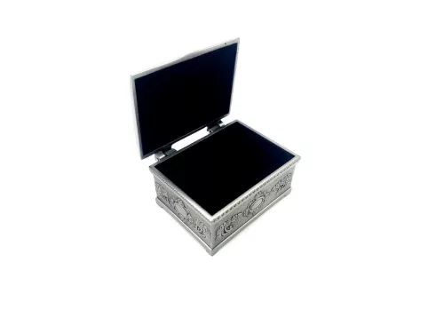 Cutie pentru bijuterii Giftdeco, metal, 6 x 5 x 3cm, stil modern, clasic Giftdeco 5906142320813 imagine 4