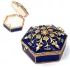 Cutie pentru bijuterii Giftdeco B0035-08BL, metal, 5 x 5 x 2cm Giftdeco 5906142320875 imagine 2