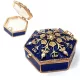 Cutie pentru bijuterii Giftdeco B0035-08BL, metal, 5 x 5 x 2cm Giftdeco 5906142320875 imagine 2