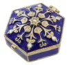 Cutie pentru bijuterii Giftdeco B0035-08BL, metal, 5 x 5 x 2cm Giftdeco 5906142320875 imagine 3