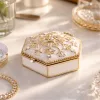 Cutie cadou Giftdeco B0035-08WH, metal, 5 x 5 x 2cm Giftdeco 5906142320882 imagine 3