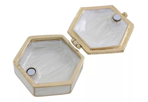 Cutie cadou Giftdeco B0035-08WH, metal, 5 x 5 x 2cm Giftdeco 5906142320882 imagine 6