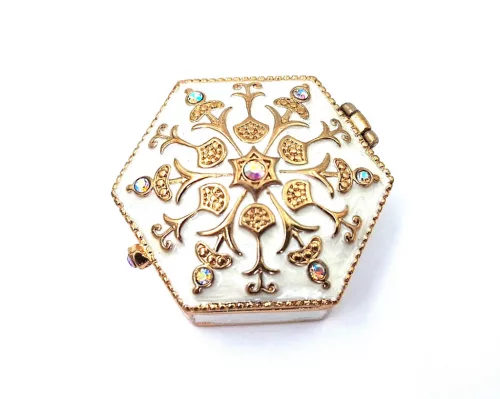 Cutie cadou Giftdeco B0035-08WH, metal, 5 x 5 x 2cm Giftdeco 5906142320882 imagine 8