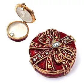 Cutie pentru bijuterii Giftdeco B0118-08, metal, 4 x 4 x 1cm Giftdeco 5906142320899 imagine 2