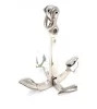 Ancoră decorativă Giftdeco N-2988, metal argintiu, imagine 1