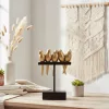 Obiect decorativ Giftdeco, rășină, 17 x 8 x 25,5 cm, stil glamour, minimalist, modern Giftdeco 5906142321254 imagine 3