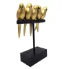 Obiect decorativ Giftdeco, rășină, 17 x 8 x 25,5 cm, stil glamour, minimalist, modern Giftdeco 5906142321254 imagine 4
