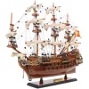 Machetă navala Giftdeco SF45R, plastic, metal și lemn, înălțime 45,7 cm, lățime 17,8 cm, stil nautic Giftdeco 5906142321421 imagine 3