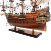 Machetă navala Giftdeco SF45R, plastic, metal și lemn, înălțime 45,7 cm, lățime 17,8 cm, stil nautic Giftdeco 5906142321421 imagine 6