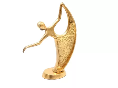 Figurina decorativa din aluminiu auriu