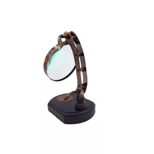 Lupa decorativa inaltime 20 cm baza 13 x 9,5 cm