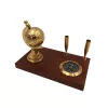 Busolă Giftdeco NC2144EZS, alamă și lemn, înălțime 13 cm, lățime 18 cm, stil retro, colonial Giftdeco 5906142321896 imagine 2