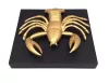 Figurină decorativa Divine Dekor CAN2, aluminiu și lemn, 29 x 27,5 x 9 cm, stil glamour