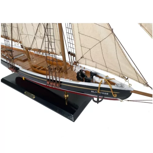 Machetă navala Giftdeco BL80, lemn, 80 x 12,5 x 65 cm, stil nautic Giftdeco 5906142322138 imagine 5