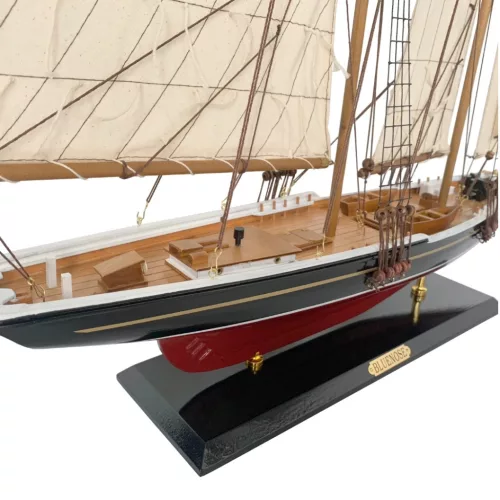 Machetă navala Giftdeco BL80, lemn, 80 x 12,5 x 65 cm, stil nautic Giftdeco 5906142322138 imagine 6