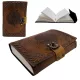 Caiet AH01 coperta piele capra maro