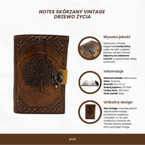 Caiet AH01 simbol Arborele Vietii
